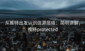从推特出发认识信源层级：简明讲解，推特protected