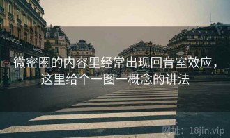 微密圈的内容里经常出现回音室效应，这里给个一图一概念的讲法
