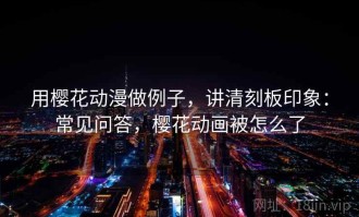 用樱花动漫做例子，讲清刻板印象：常见问答，樱花动画被怎么了