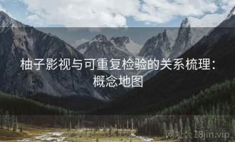 柚子影视与可重复检验的关系梳理：概念地图