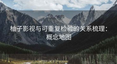 柚子影视与可重复检验的关系梳理：概念地图