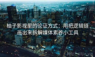 柚子影视里的论证方式：用把逻辑链画出来拆解媒体素养小工具