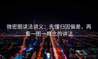 微密圈读法讲义：先懂归因偏差，再看一图一概念的讲法