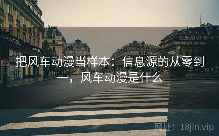 把风车动漫当样本:信息源的从零到一,风车动漫是什么 把风车动漫当样本:信息源的从零到一,风车动漫是什么