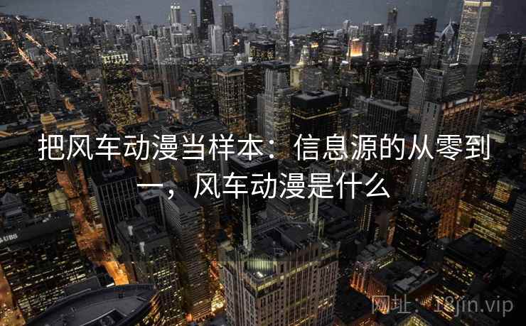 把风车动漫当样本:信息源的从零到一,风车动漫是什么 把风车动漫当样本:信息源的从零到一,风车动漫是什么